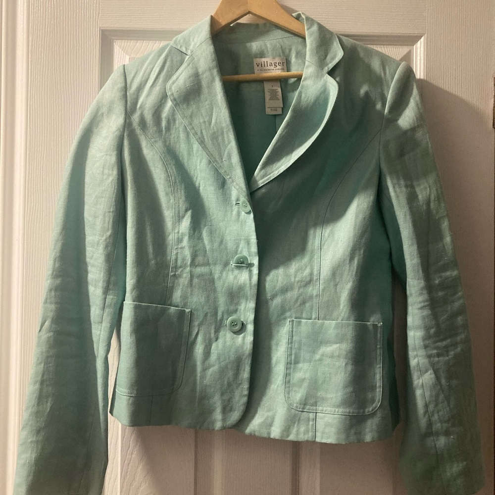 Mint coloured blazer
